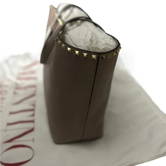 NWT VALENTINO POUDRE EAST WEST SHOPPING TOTE - Picture 6 of 13